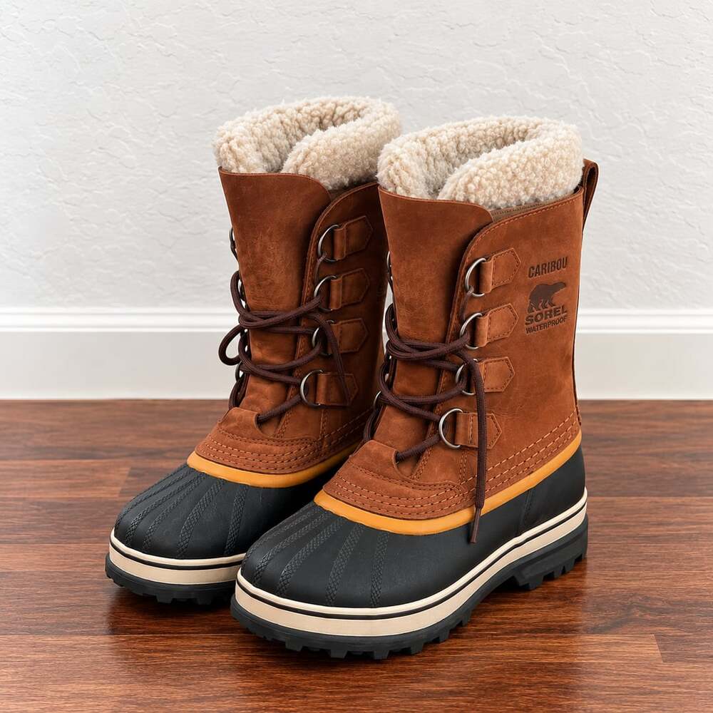 Sorel Caribou Women's Waterproof Leather Winter Snow Boots Size 7